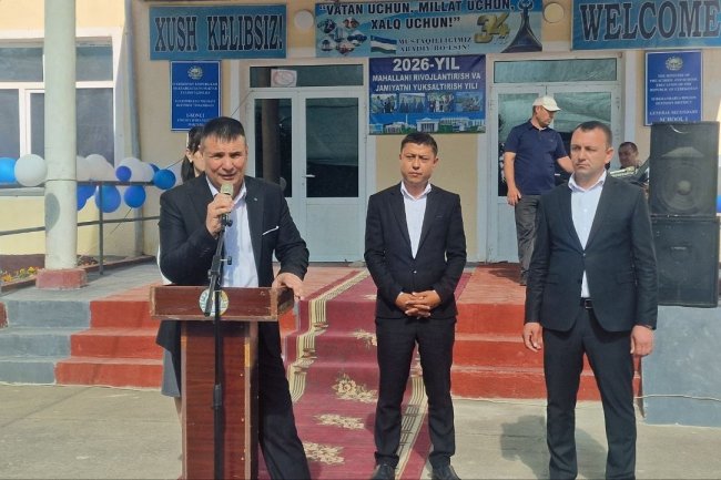 1-maktabda “So‘nggi qo‘ng‘iroq” tadbiri o‘tkazildi