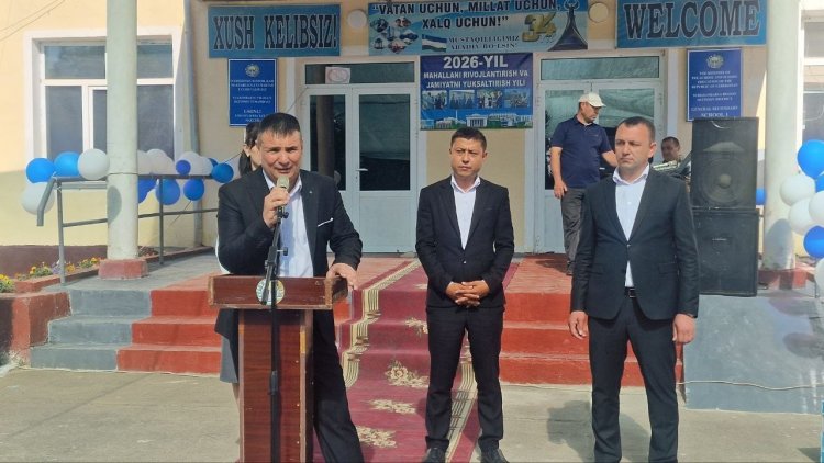 1-maktabda “So‘nggi qo‘ng‘iroq” tadbiri o‘tkazildi